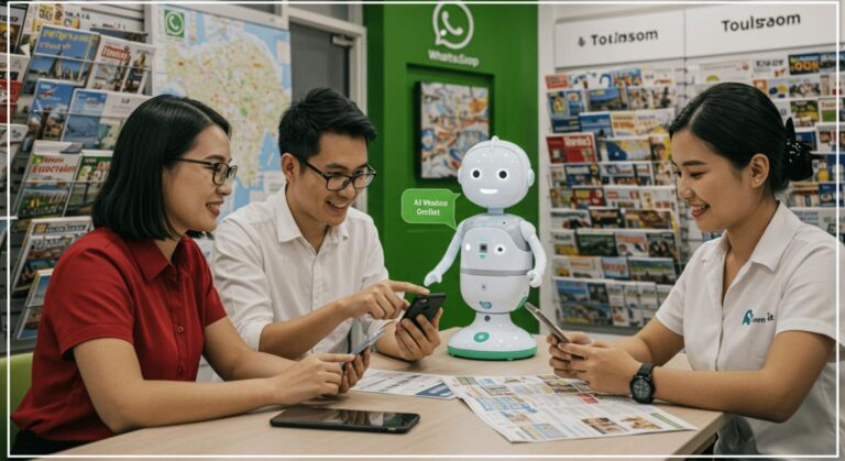 WhatsApp para o setor de turismo com IA para atrair clientes