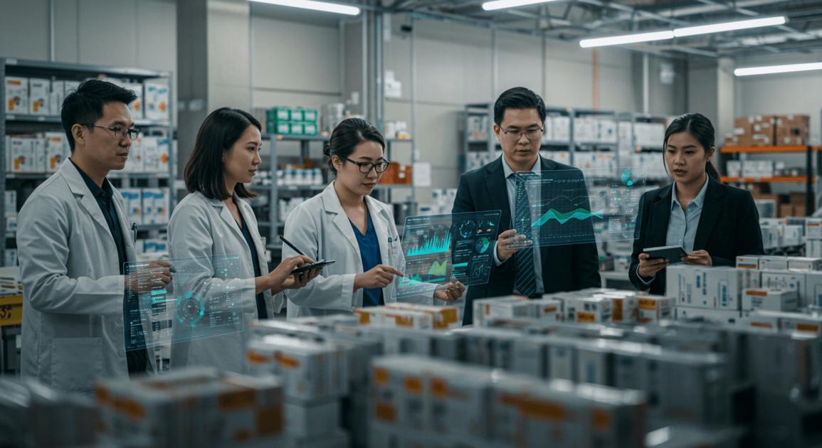 Otimize a Cadeia de Suprimentos Farmacêuticos com IA
