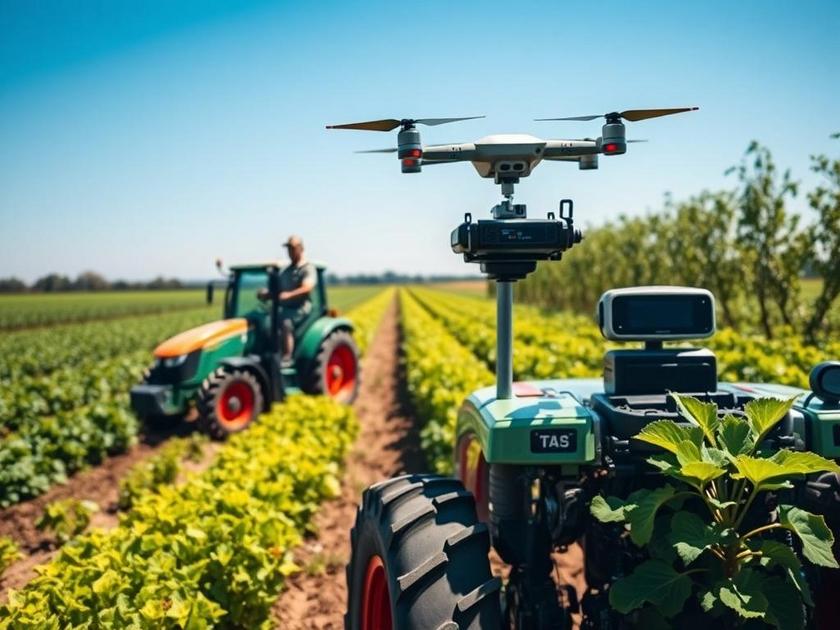 Robótica agrícola e automação no campo: o futuro que já chegou