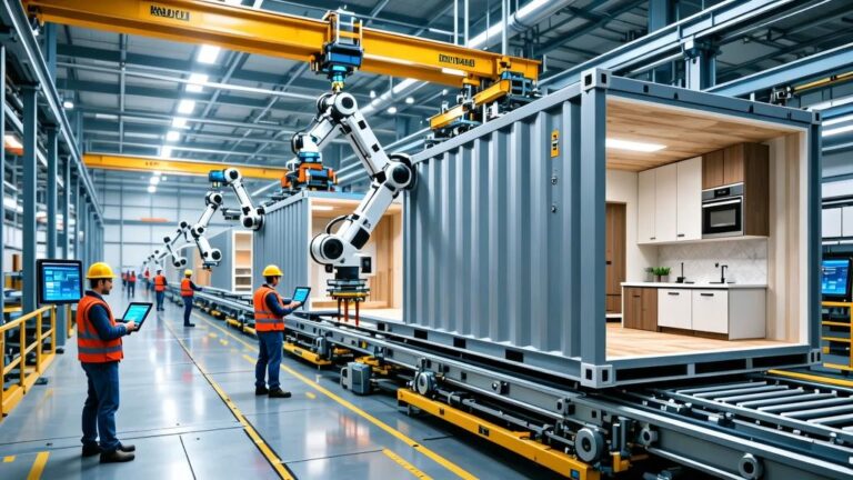 Construção Modular com IA Inovadora para Profissionais