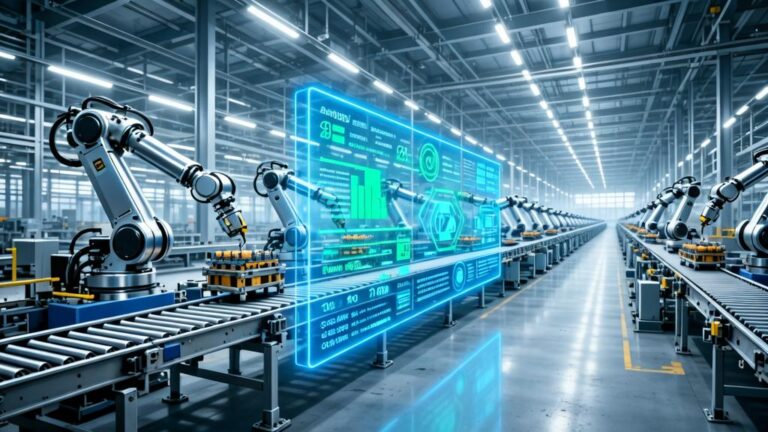 Fábricas Autônomas com IA para Gestão Eficiente