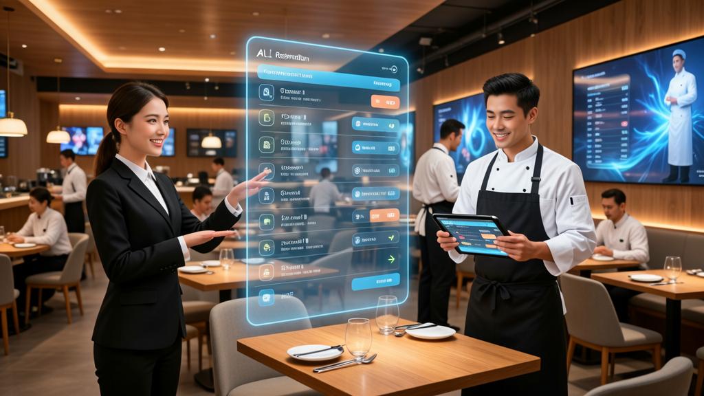 Atendimento com Agentes de IA em Restaurantes