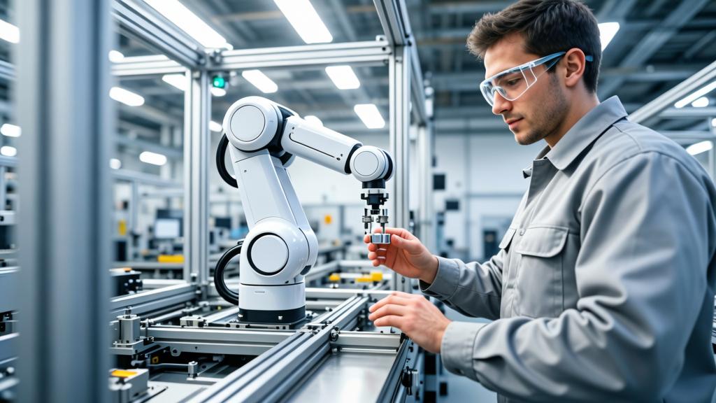 Robótica e IA na Linha de Montagem para Automação Industrial